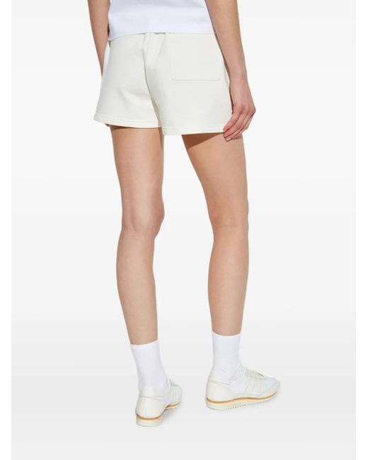 Casablanca White Casa Way Embroidered Track Shorts