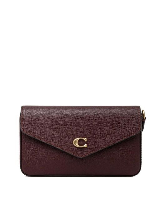 COACH Purple Wyn Shoulder Bag