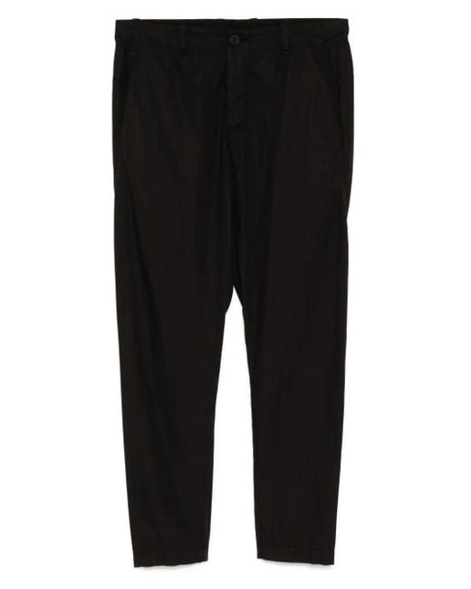 Transit Black Cotton Trousers for men