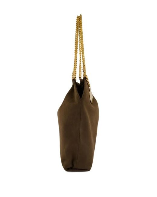 Stella McCartney Brown Falabella Medium Drawstring Bags