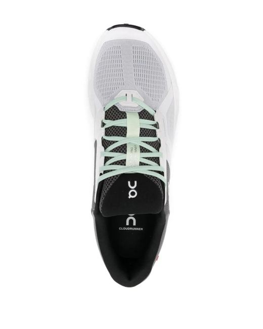 On Shoes White Cloudrunner 2 Sneakers for men