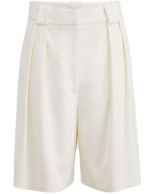 Bermudas de vestir Rillo con pinzas Khaite de color White