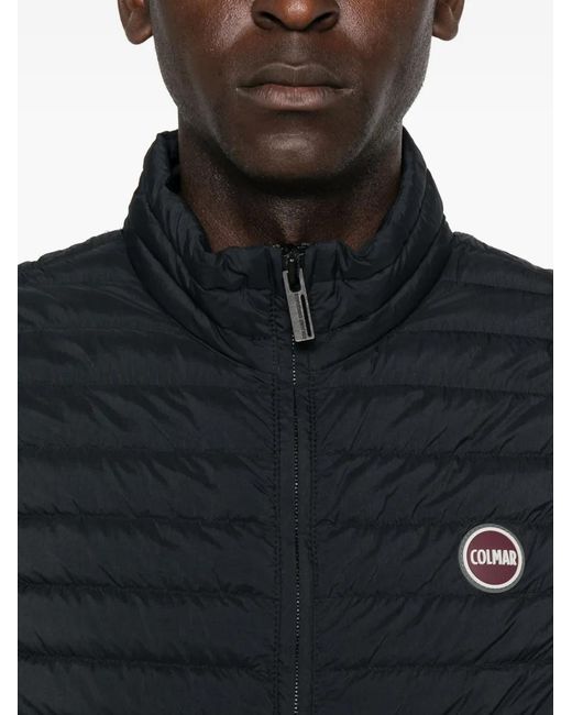 Colmar Black Quilted Sleeveless Vest for men