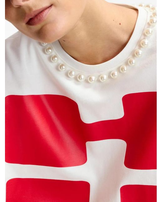 Essentiel Antwerp Ipop Tシャツ Red
