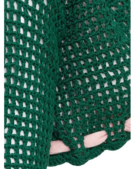 Matimì Green Knot-Detail Blouse