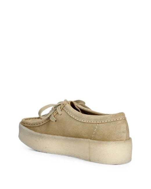 Clarks Multicolor Wallabee Cup Suede Loafers