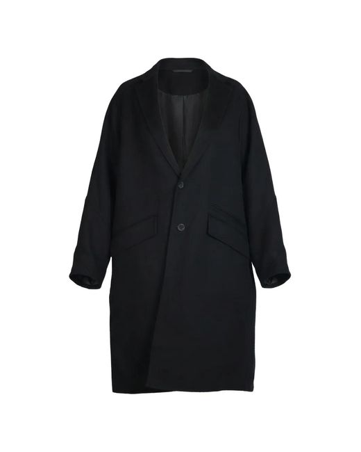 Valentino Garavani Blue Single-Breasted Coat