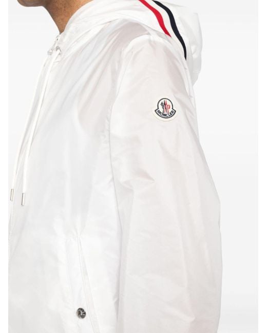 Moncler White Grimpeurs Hooded Jacket for men