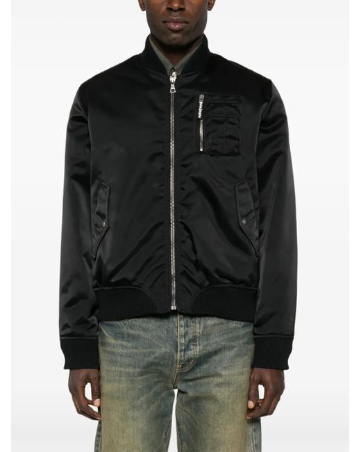 Palm Angels Black Jackets for men