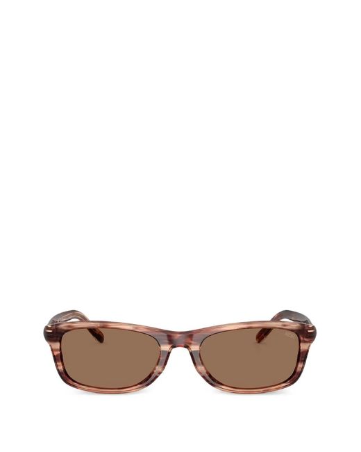 DIESEL Pink Rectangle-Frame Sunglasses