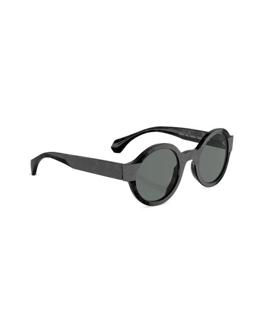 Alain Mikli Gray Round-Frame Sunglasses