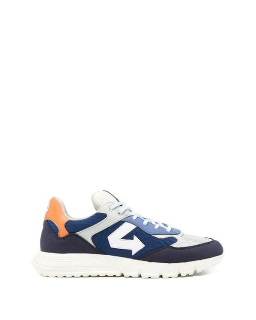 ID EIGHT Blue Panelled Sneakers for men