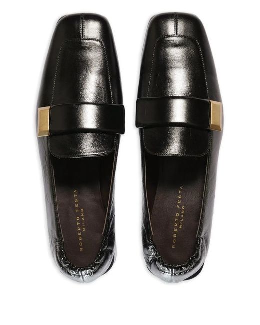Roberto Festa Black Alisa Loafers