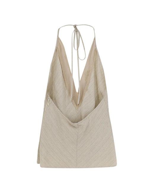 Alysi White V-Neck Top