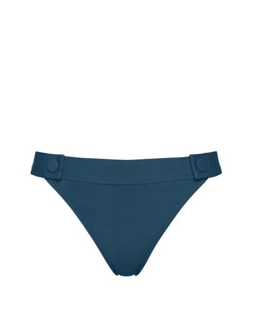 Eres Blue Heritage Button-Detail Bikini Briefs