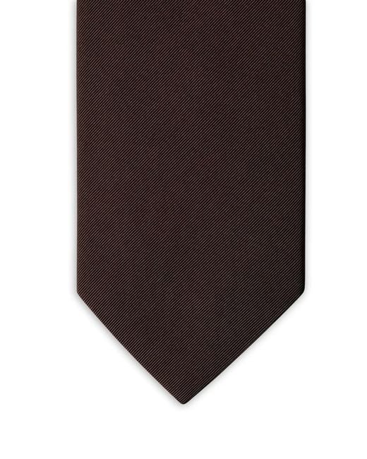 Hackett Brown Pointed-Tip Tie for men
