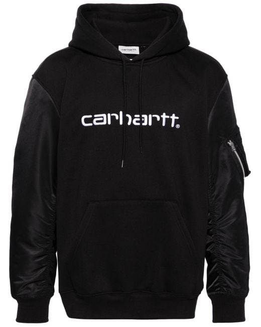X Carhartt hoodie à logo brodé Junya Watanabe pour homme en coloris Black