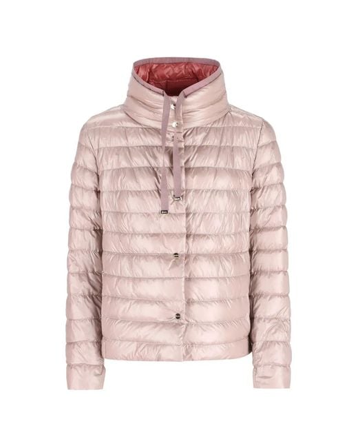 Herno Red High-Neck Padded Jacket