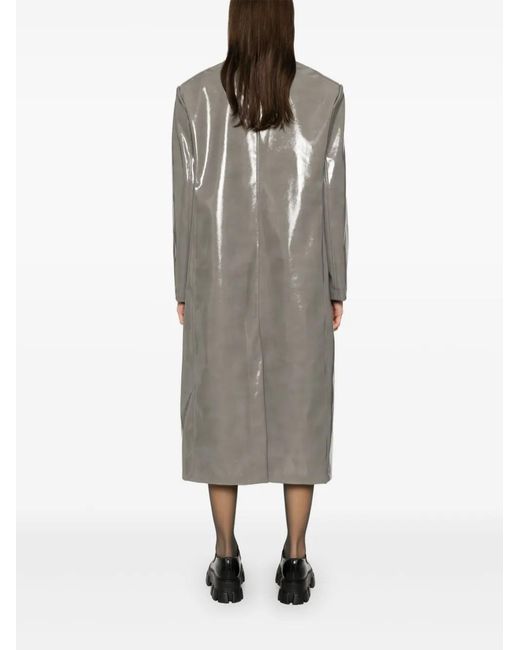 Abrigo Con Botones MSGM de color Gray