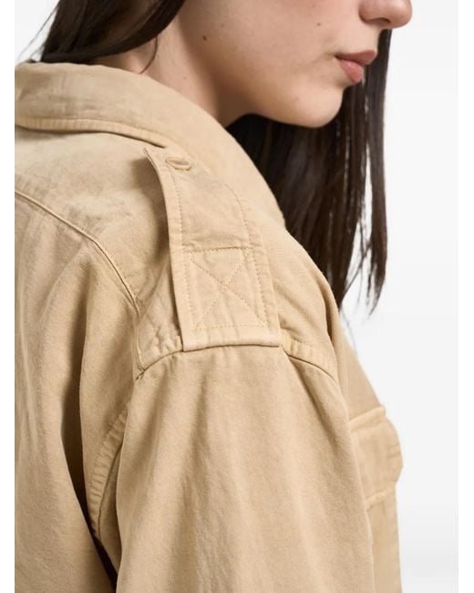 Roy Rogers Natural Buttoned Pocket Shirt