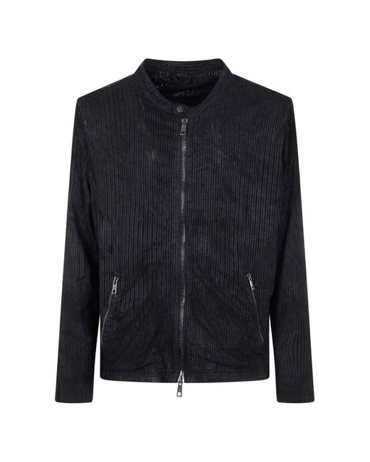 Giorgio Brato Blue Zipped Jacket for men