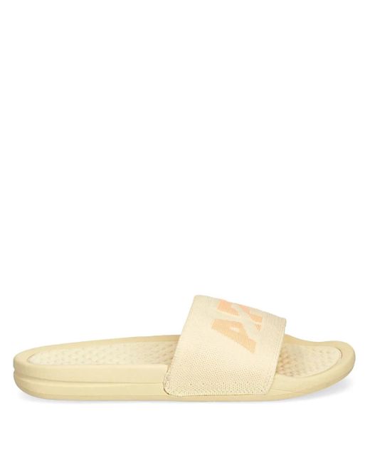 Sandali Slides Techloom Con Logo di Athletic Propulsion Labs in Natural