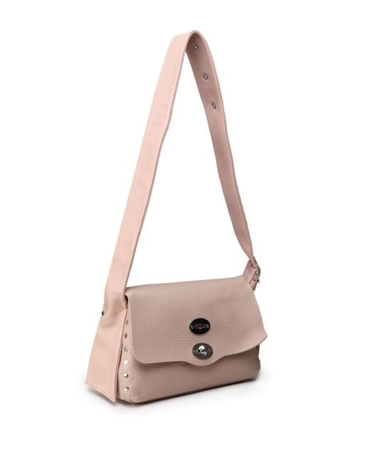 Zanellato Pink Leather Shoulder Bag