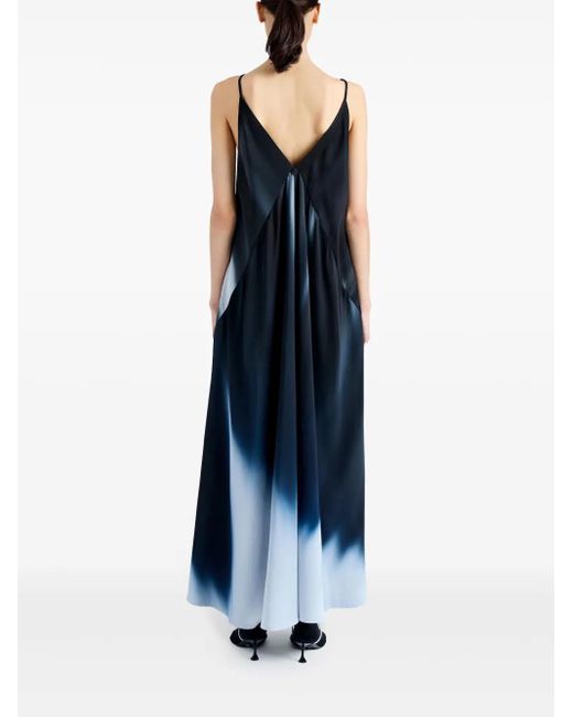 Proenza Schouler Blue Torres Gradient-Effect Maxi Dress