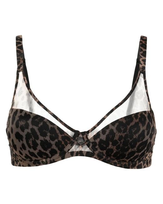Agent Provocateur Black Lucky Padded Plunge Bra