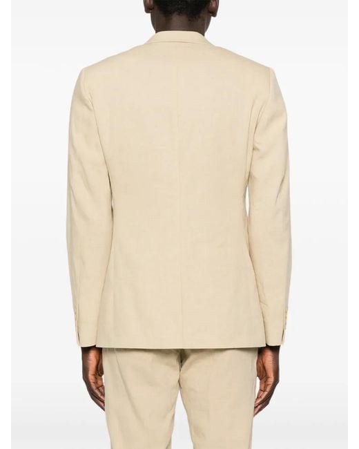 Sandro Natural Classic Linen Suit Jacket for men