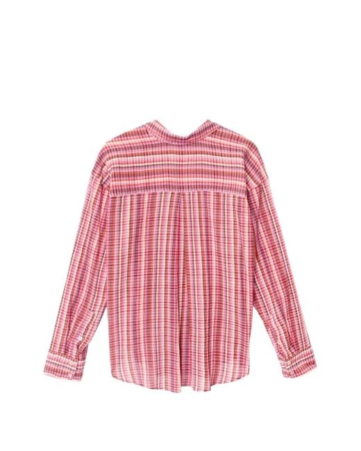 Xirena Pink Plaid Button-Down Shirt