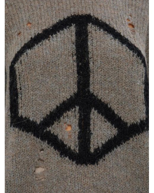 AllSaints Gray Message Jumper for men