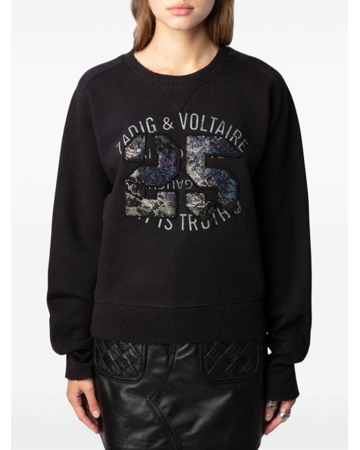 Zadig & Voltaire Black Arvene Sweatshirt