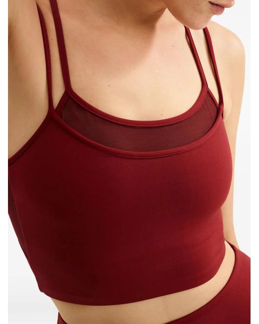Eres Red Cooper Crop Top Bra