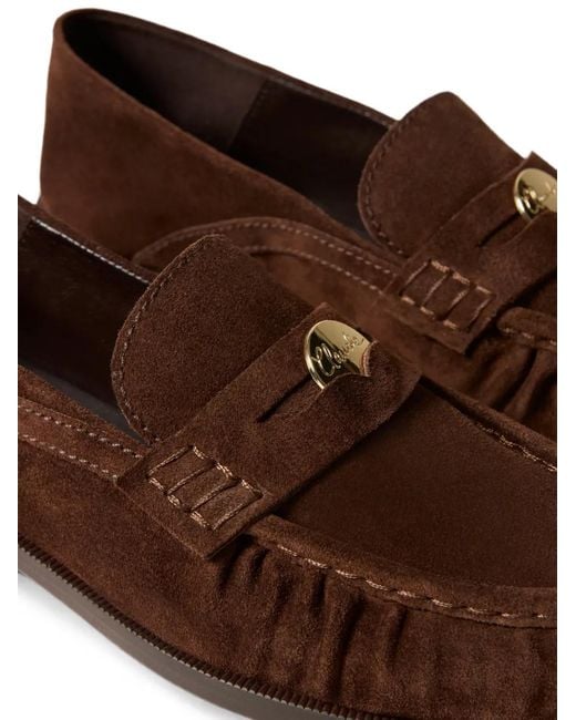 Claudie Pierlot Brown Chocolate Suede Loafers