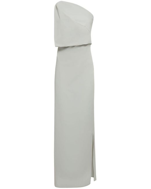 Robe longue Monoxido à design drapé UMA | Raquel Davidowicz en coloris White