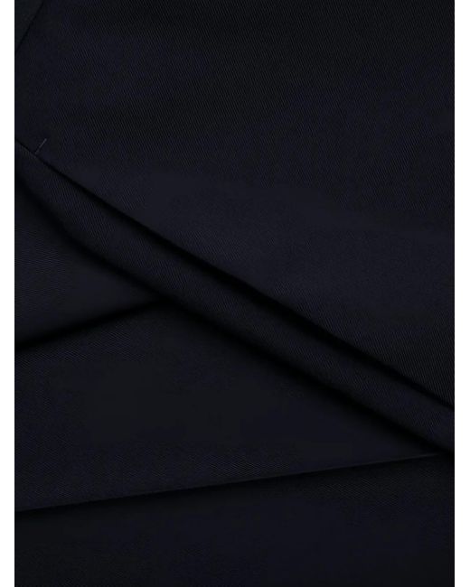 Jil Sander Blue Pressed-Crease Trousers for men