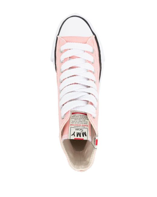 Maison Mihara Yasuhiro Peterson Katoenen-canvas Sneakers in het Pink