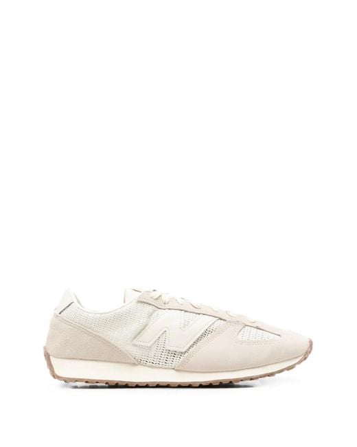 New Balance White 471 Panelled Sneakers