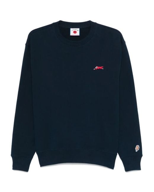 ICECREAM Blue Small Running Dog Sweatshirt for men