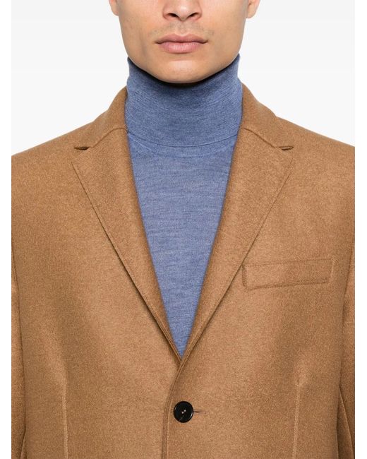 Harris Wharf London Brown Wool Blazer for men