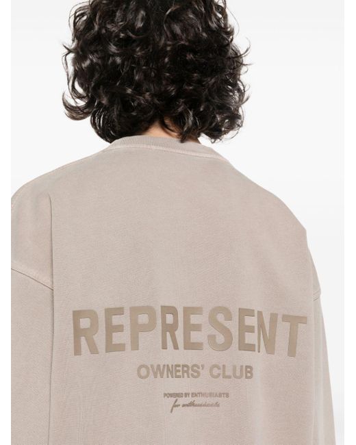 Represent Gray Owners' Club Cotton Sweatshirt for men