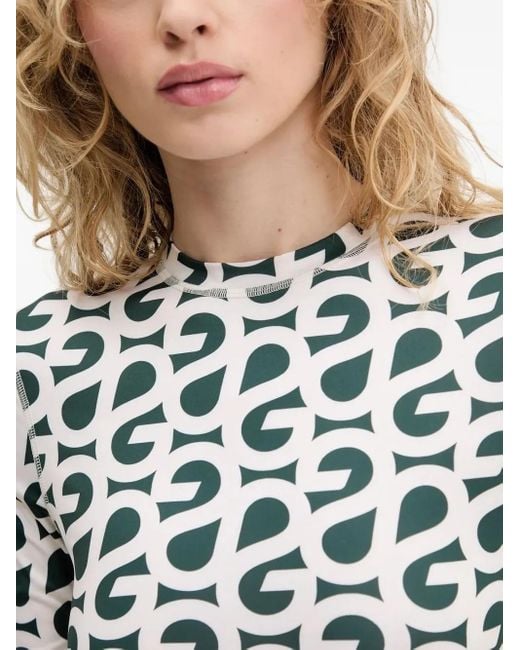 Stine Goya モノグラム Tシャツ White