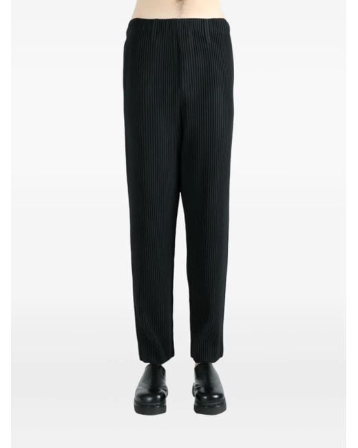 Homme Plissé Issey Miyake Black Homme Plisse' Issey Miyake Pleated Trousers for men