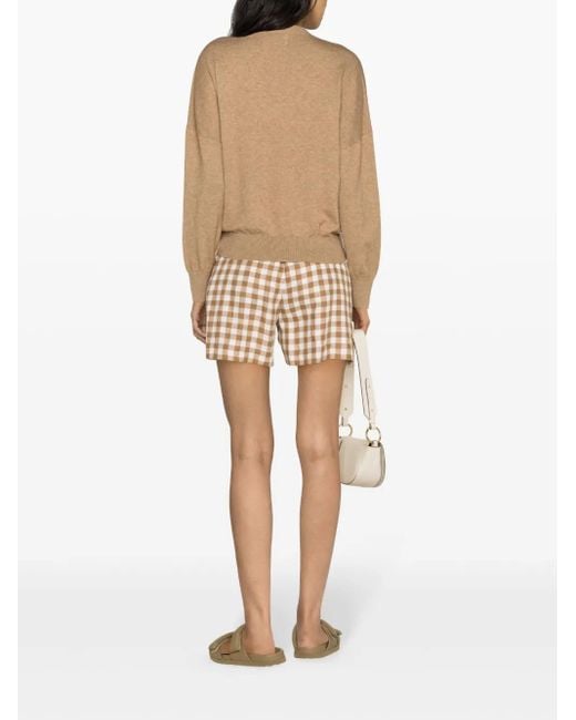 Isabel Marant Natural Marisans Cotton And Wool Sweater