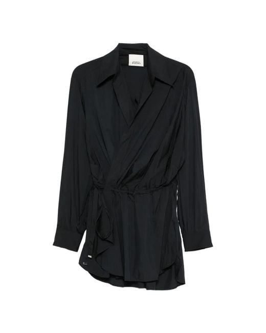 Isabel Marant Black Blouse Keren À Design Portefeuille