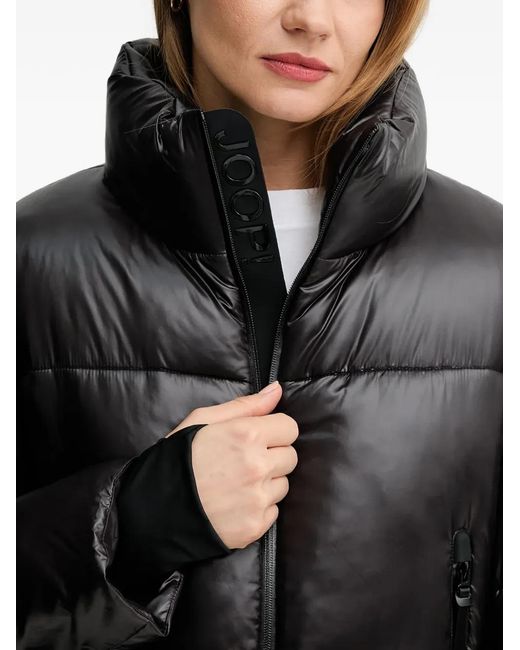 Joop! Black High-Neck Puffer Jacket