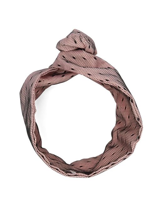 Red(v) Pink Knotted Polka-Dot Headband