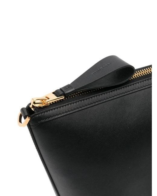 メンズ Tom Ford レザーショルダーバッグ Black