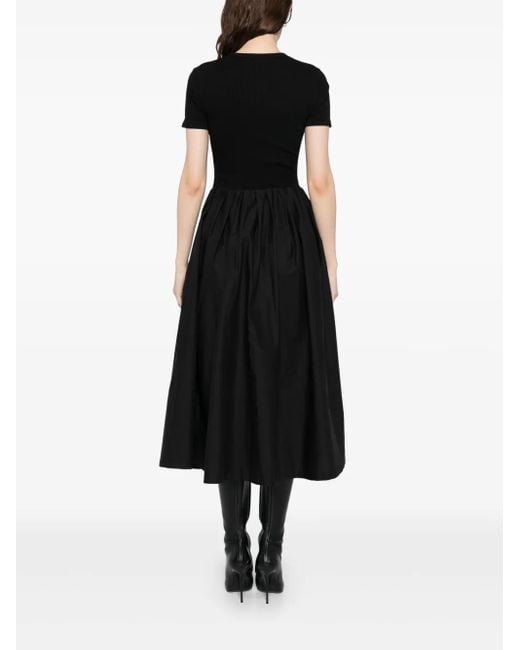 JNBY Black Curl Edge Hem Dress